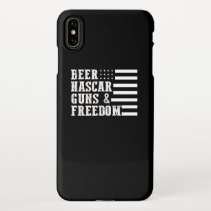 Beer Lover   Beer Nascar Guns Freedom iPhone XS Max Case