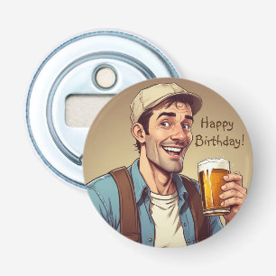 Beer Lover Birthday Bottle Opener