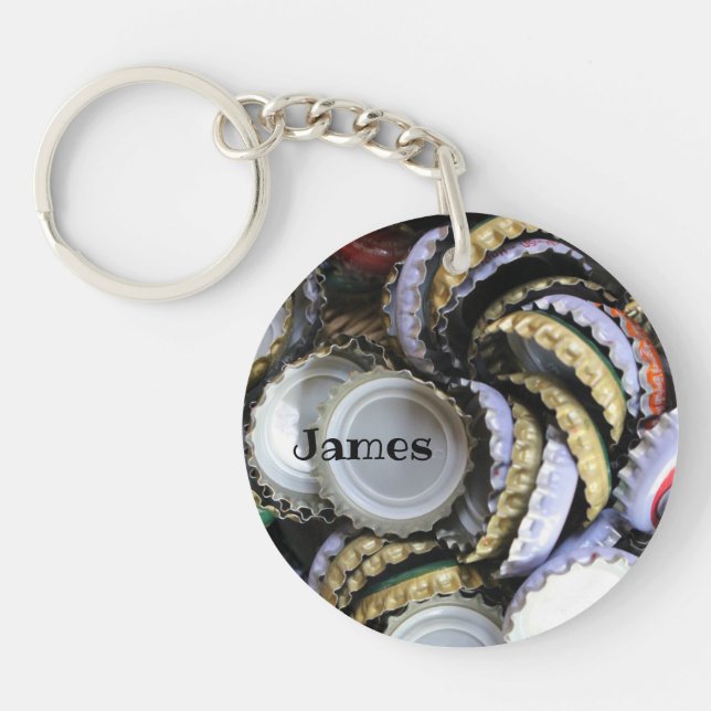 Beer Lover Cool and Trendy Key Ring (Front)