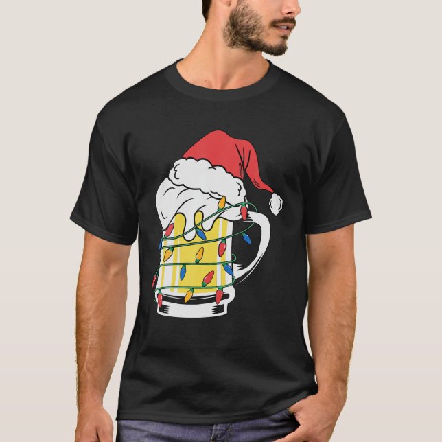 Beer Lover Family Matching Christmas Group Adults T-Shirt (Front)