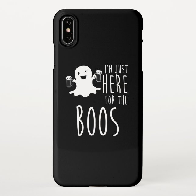 Beer Lover | I'm Just Here For The Boos iPhone Case (Back)