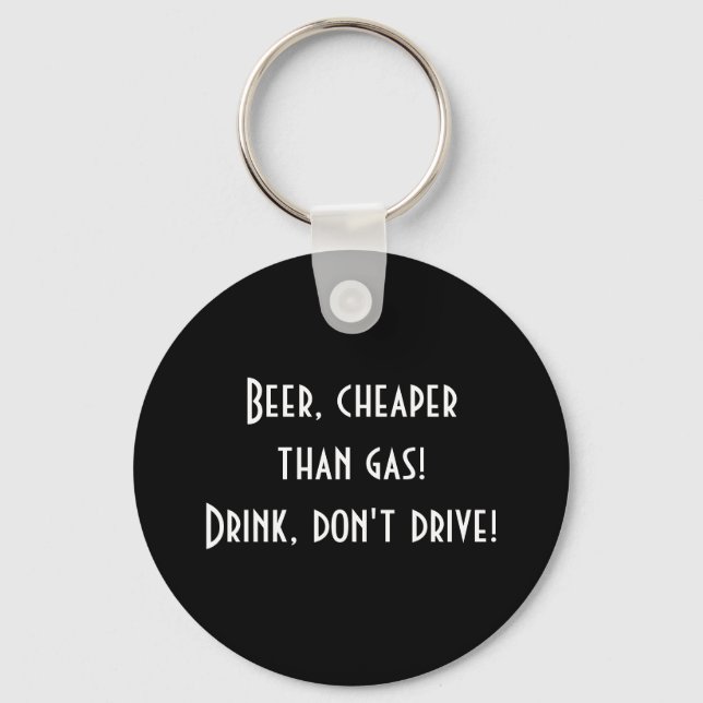 Beer Lover Keychain (Front)