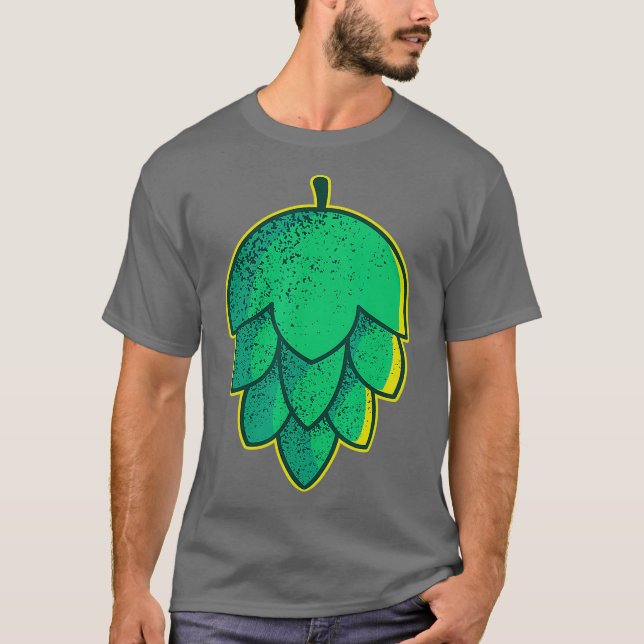 Beer Lovers Hops Craft Beer T-Shirt (Front)