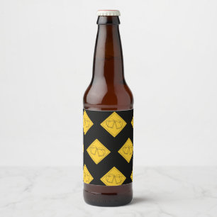 Beer Lovers Sign Bottle Label