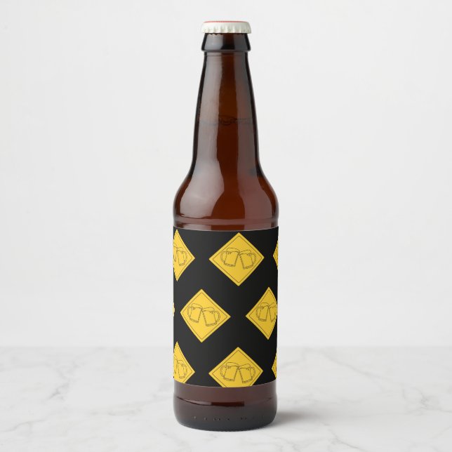 Beer Lovers Sign Bottle Label (Front)