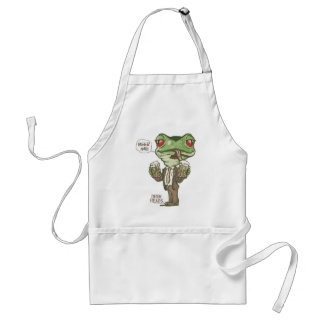 Beer Me Beer Frog by Mudge Studios Standard Apron