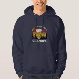 Beer Me I Am Promoted To Grandpa Birthday Hoodie