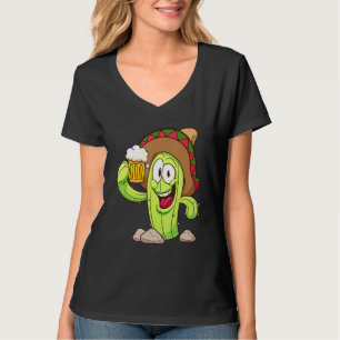 Beer Mexican Flag Cinco de Women Mexico T-Shirt