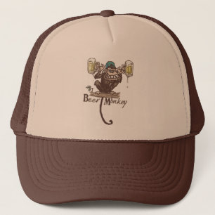 Beer Monkey Trucker Hat