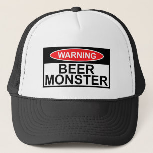 Beer monster trucker hat