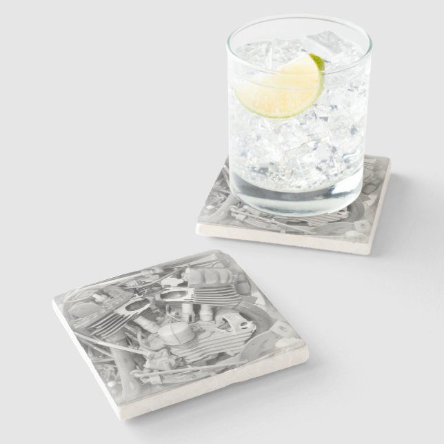 Beer Motorcycle Coaster 18 (Side)