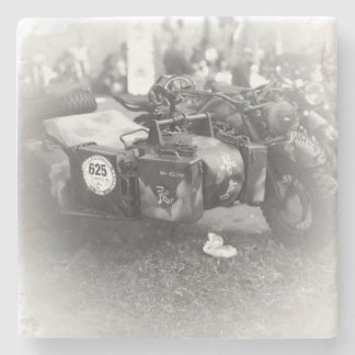 Beer Motorcycle Mug Pad 4 Stone Coaster
