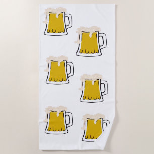 Beer Mug Beach Towel