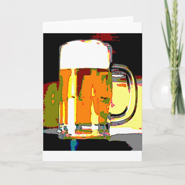 Beer Mug Card (Front)