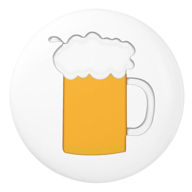 Beer Mug Ceramic Knob (Front)