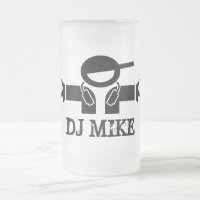 Beer mug for Deejays | Customisable DJ name