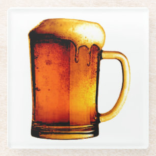 Beer Mug Glass Coaster