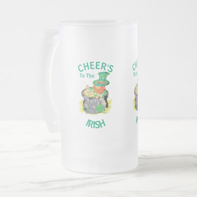 Beer Mug  : Irish Cheer's  (Front Left)