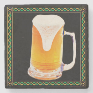 Beer Mug Marble Stone Coaster