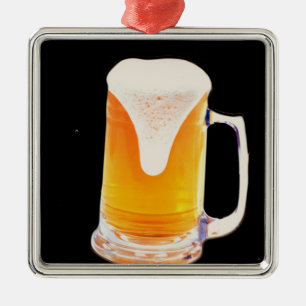 Beer Mug Metal Tree Decoration