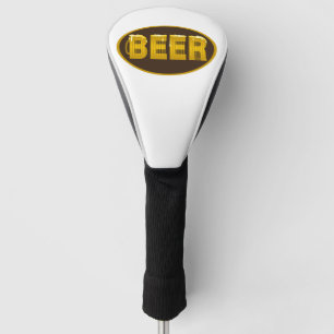 Beer Mug Oval Golf Head Cover