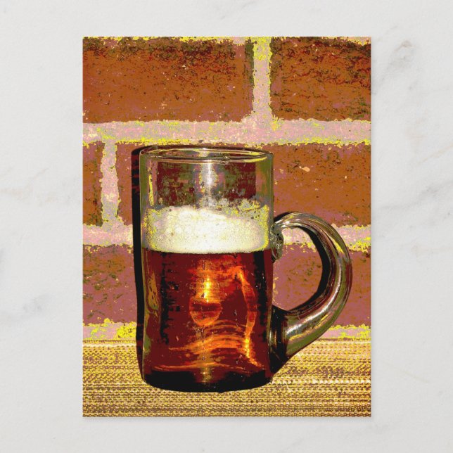 Beer Mug Postcard (Front)