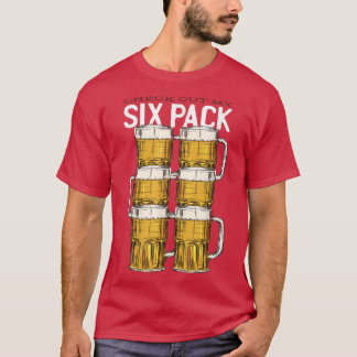 Beer Mug Si Pack Men Women Graphic Novelty T  T-Shirt