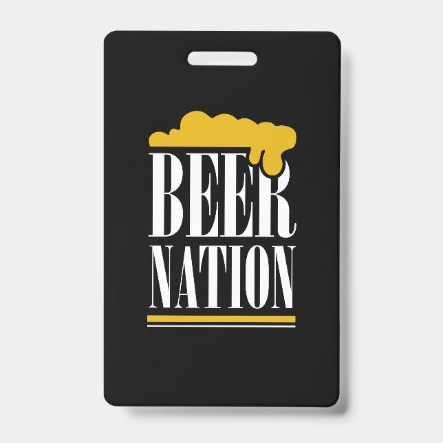 Beer Nation ID Badge (Front)