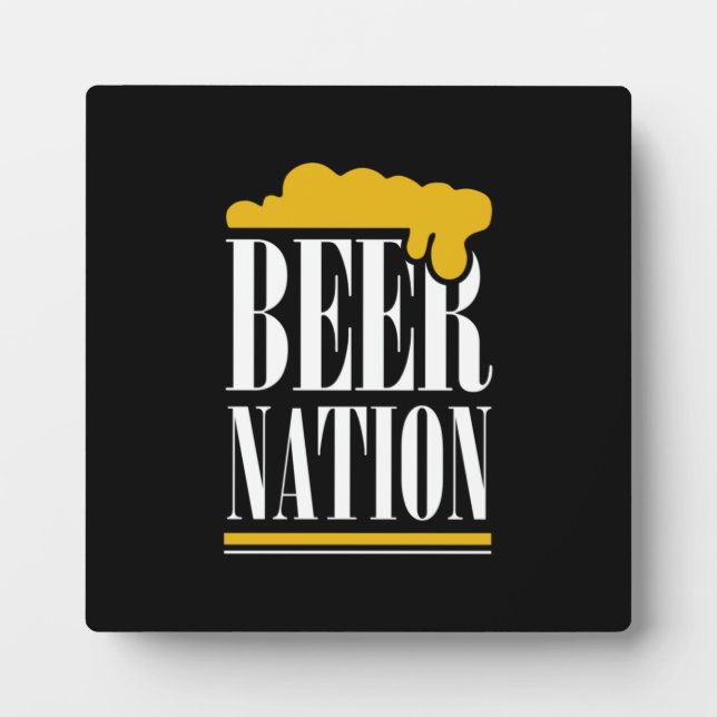 Beer Nation Plaque (Front)