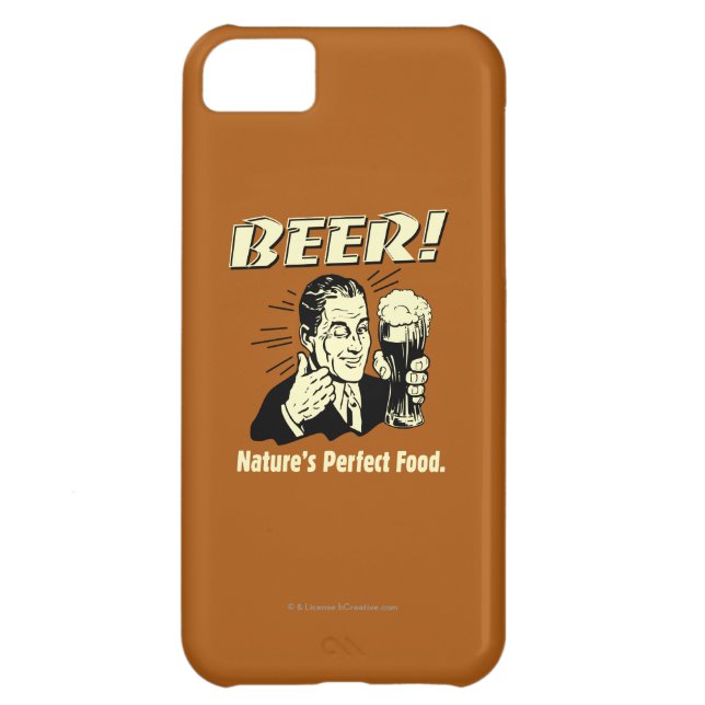 Beer: Nature's Perfect Food Case-Mate iPhone Case (Back)