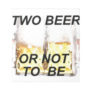 beer notepad