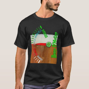 BEER O METER FUNNY Irish St Patricks Day DRINKING T-Shirt