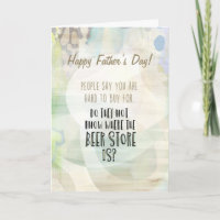 Beer O'clock Funny for The Beer Drinker Mixed Card