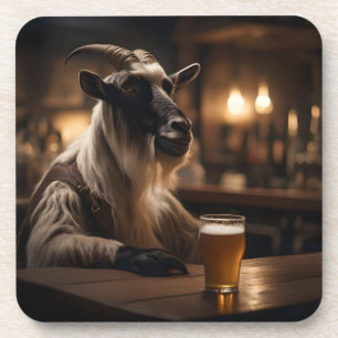 Beer Oclock Goat, Coaster