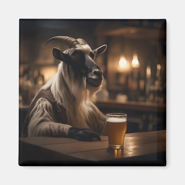 Beer Oclock Goat, Magnet (Front)