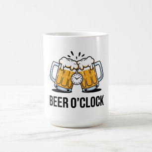 Beer O'Clock - Time to Celebrate with a Cold One Coffee Mug
