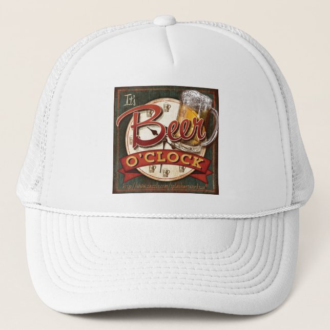"Beer O'Clock" Trucker Hat (Front)