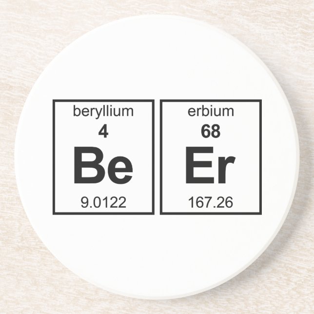 BeEr Periodic Table Coaster (Front)