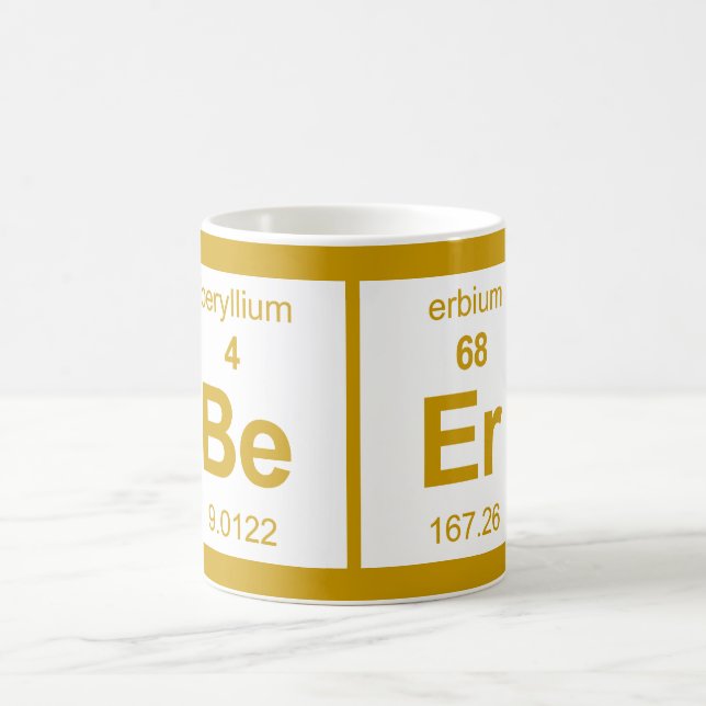 BeEr Periodic Table Coffee Mug (Center)