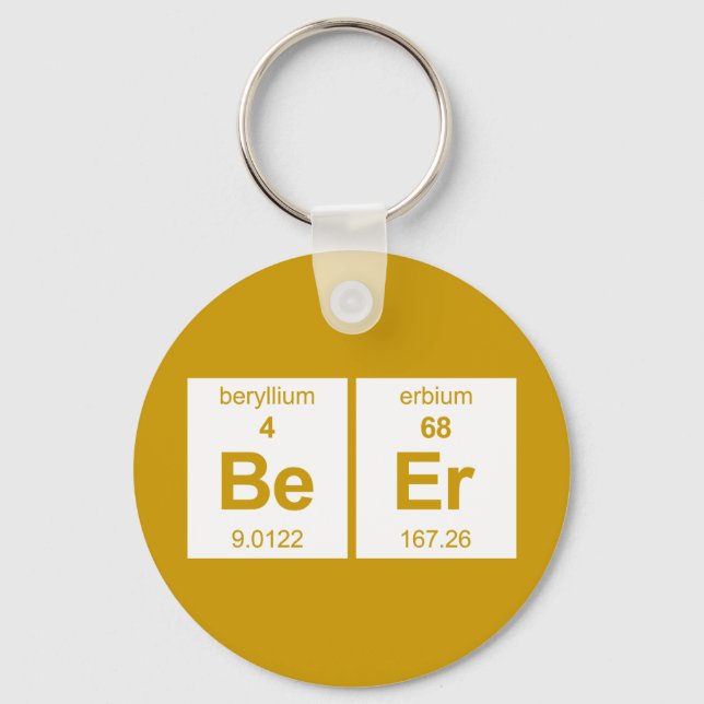 BeEr Periodic Table Key Ring (Front)
