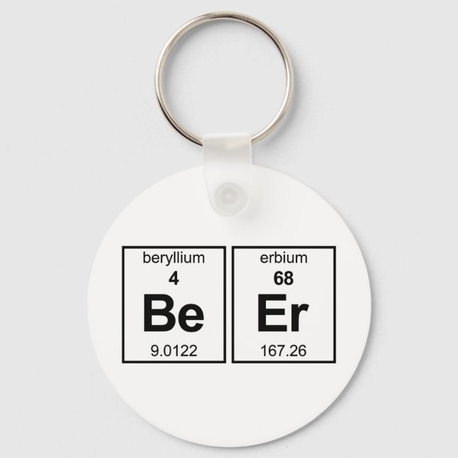 BeEr Periodic Table Key Ring (Front)