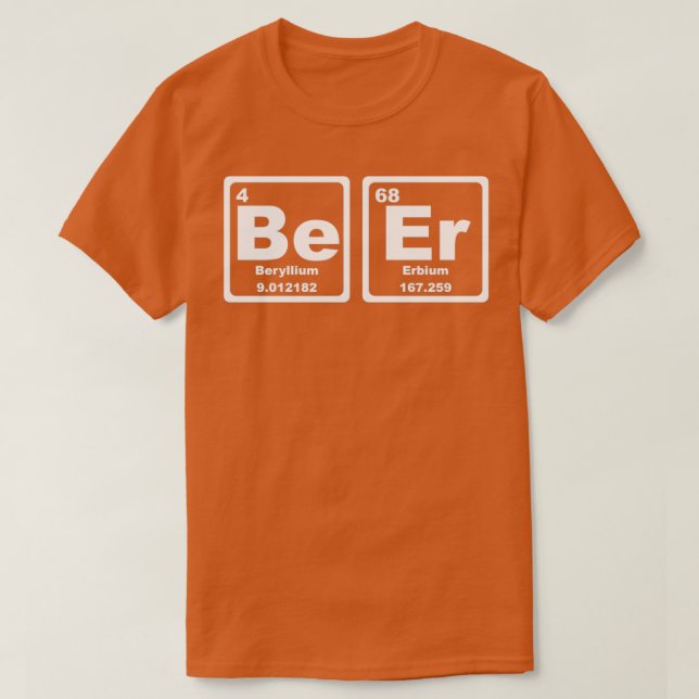 Beer Periodic Table  T-Shirt (Design Front)