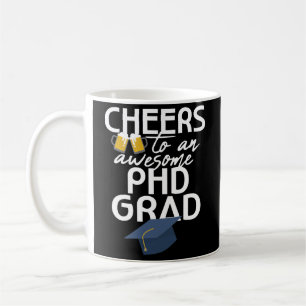 Beer PhD Graduation Funny Coffee Mug Gift