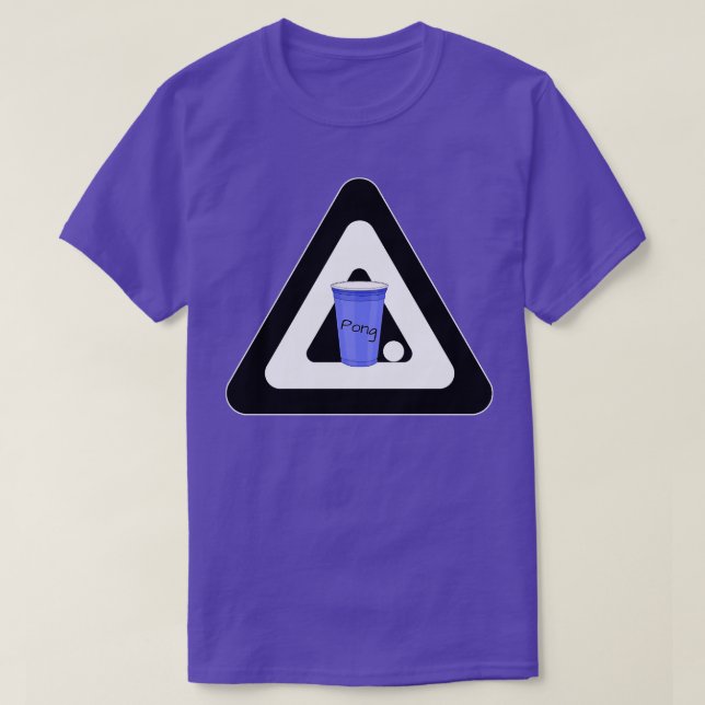 Beer Pong 1 T-Shirt (Design Front)