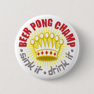 Beer Pong Champ Button