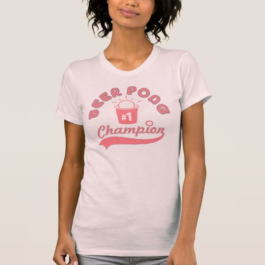 Beer Pong Champion Award Shirt