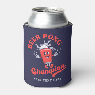 Beer Pong Champion Funny Drinking Game Can Cooler
