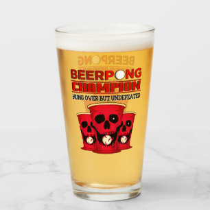 Beer Pong Champion Glass