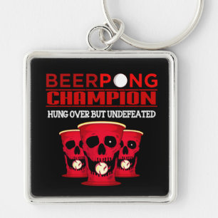 Beer Pong Champion Key Ring