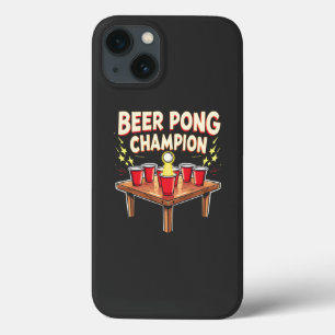 Beer Pong Champion Ping Pong Drinking iPhone 13 Case